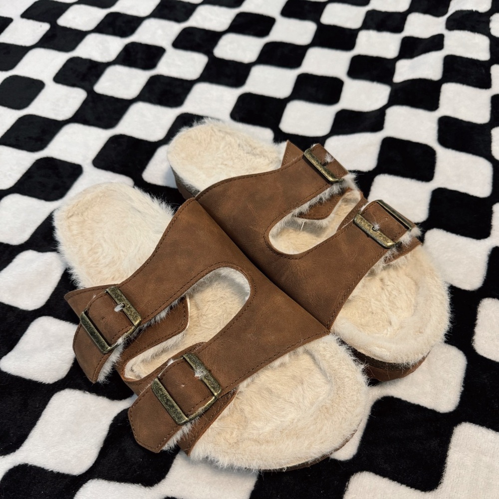 Fuzzy Sandals